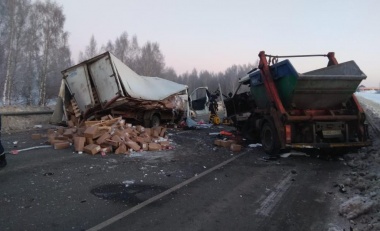 Серьезная авария на трассе М-2 "Крым"